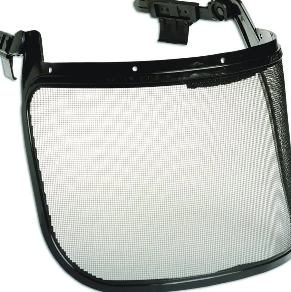 North by Honeywell Black Metal Face Shield Screen with Integrated Adapters - FS03-H5