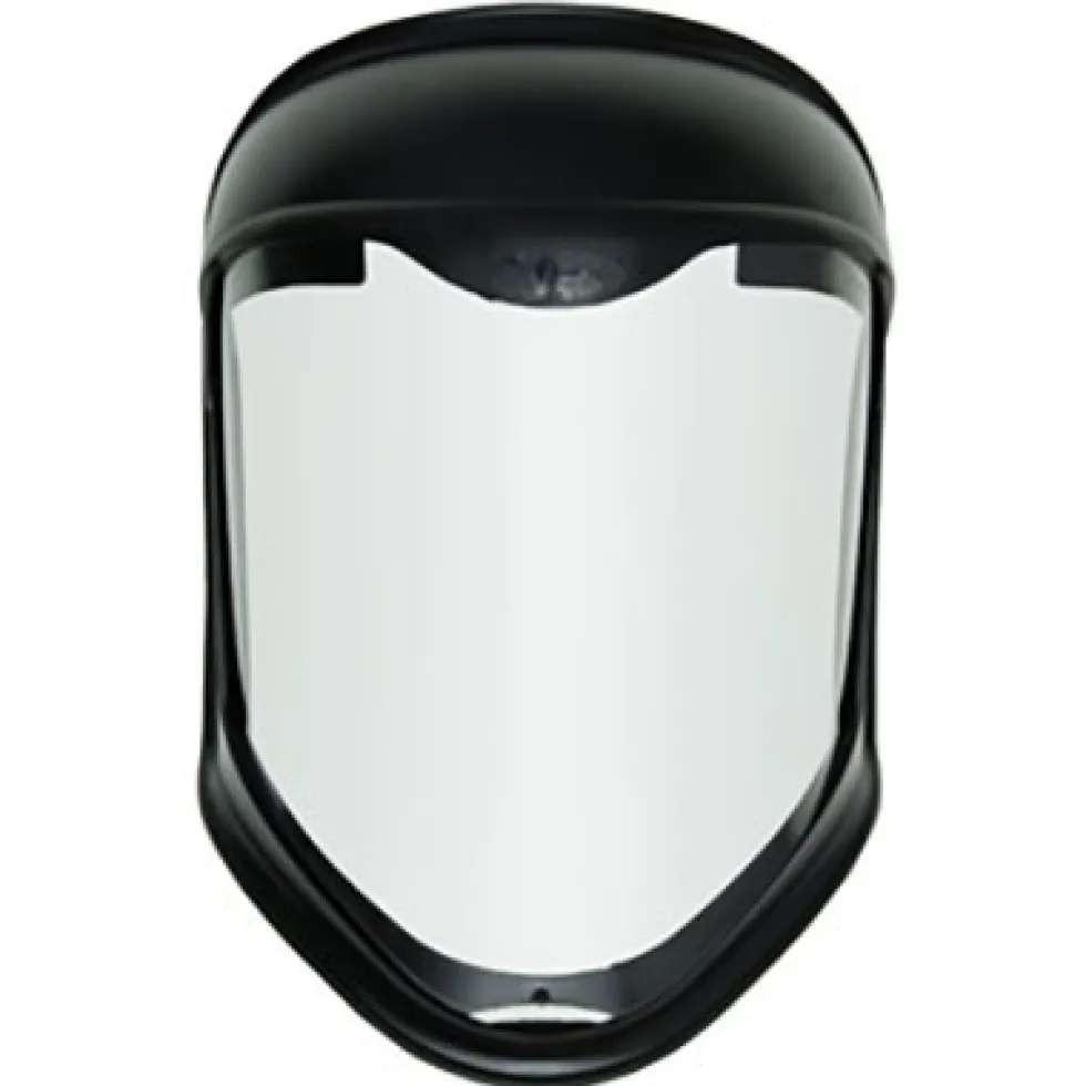Uvex by Honeywell Bionic Face Shield with Hard Hat Adapter and Clear Polycarbonate Anti-Fog/Hardcoat Visor - S8515