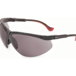 Uvex by Honeywell Genesis XC Series Safety Eyewear with Black Frame, Gray Lens and Hydro Shield Anti-Fog Lens Coating - S3301HS