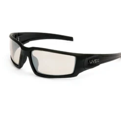 Uvex by Honeywell Hypershock Matte Black Safety Glasses with SCT-Reflect 50 Anti-Scratch/Hard Coat Lens - S2943