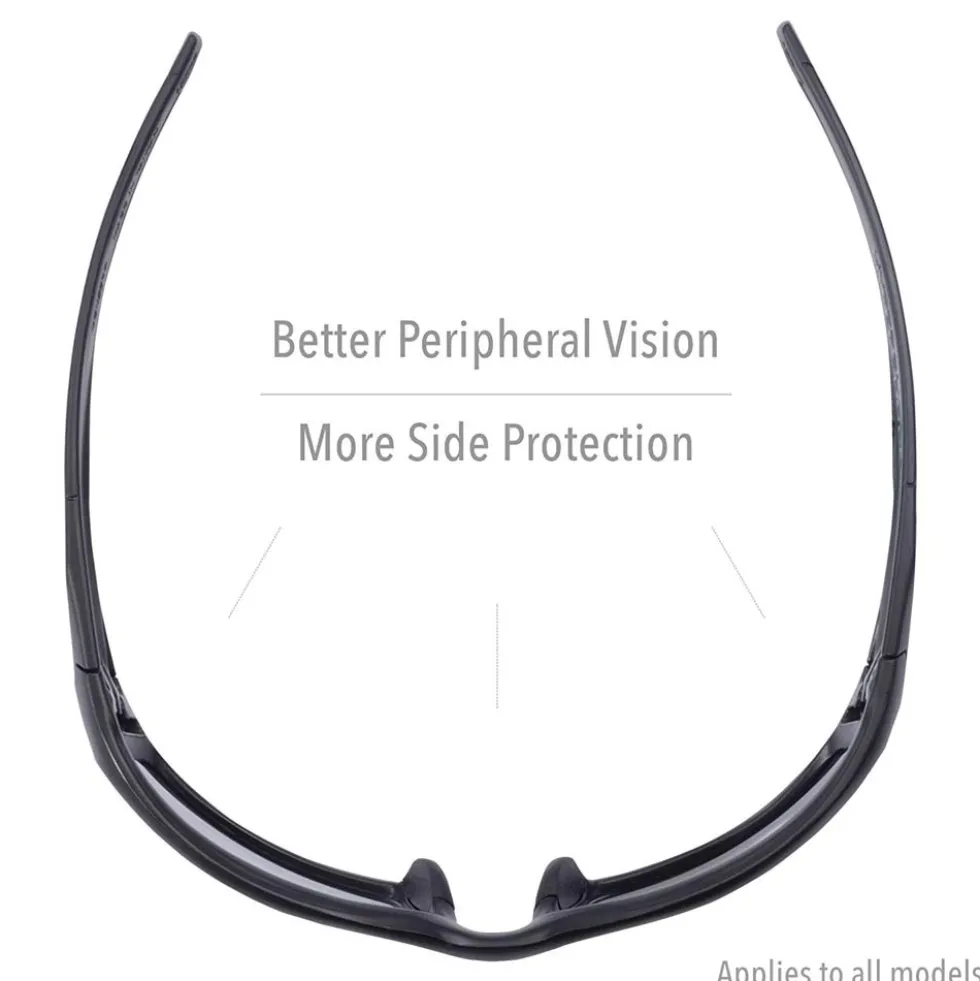 Uvex by Honeywell Hypershock Matte Black Safety Glasses with SCT-Reflect 50 Anti-Scratch/Hard Coat Lens - S2943