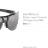 Uvex by Honeywell Protege Black Safety Glasses with Gray Lens and HydroShield Anti-Fog Coating - S4201HS