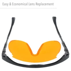 Uvex by Honeywell Skyper Blue Light Blocking Computer Glasses with SCT-Orange Lens -S1933X