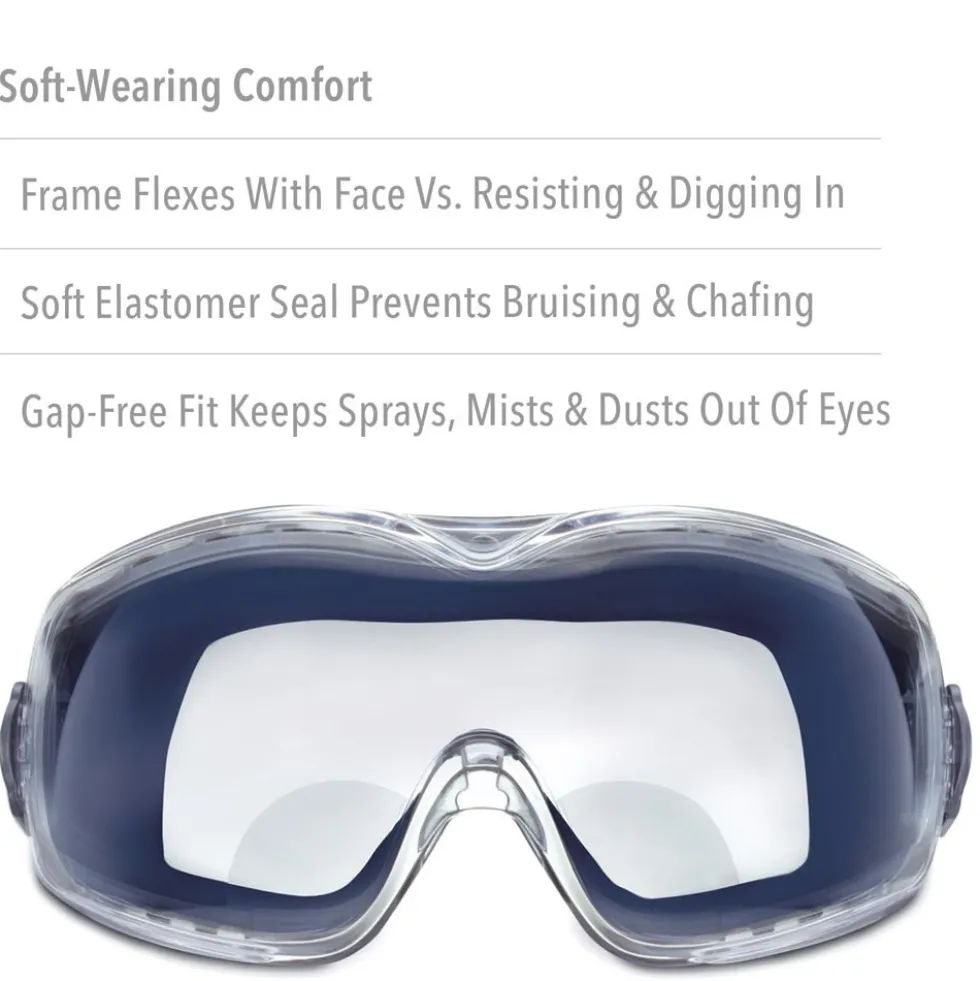 Uvex by Honeywell Stealth Reading 3.0 Diopte Magnifier Goggles with Uvextreme Anti-Fog Lens - S3993X