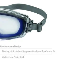 Uvex by Honeywell Stealth Reading 3.0 Diopte Magnifier Goggles with Uvextreme Anti-Fog Lens - S3993X