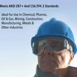 Uvex by Honeywell Stealth Safety Goggles with HydroShield Anti-Fog Lens - S3961HS