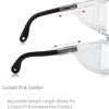 Uvex by Honeywell S0300 Ultra-Spec Standard Safety Glasses, Impact-Resistant, Scratch-Resistant, UV-Protective