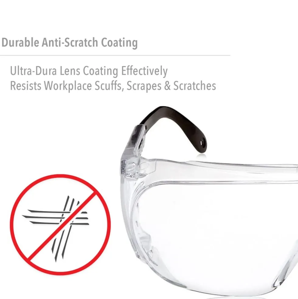 Uvex by Honeywell S0300 Ultra-Spec Standard Safety Glasses, Impact-Resistant, Scratch-Resistant, UV-Protective