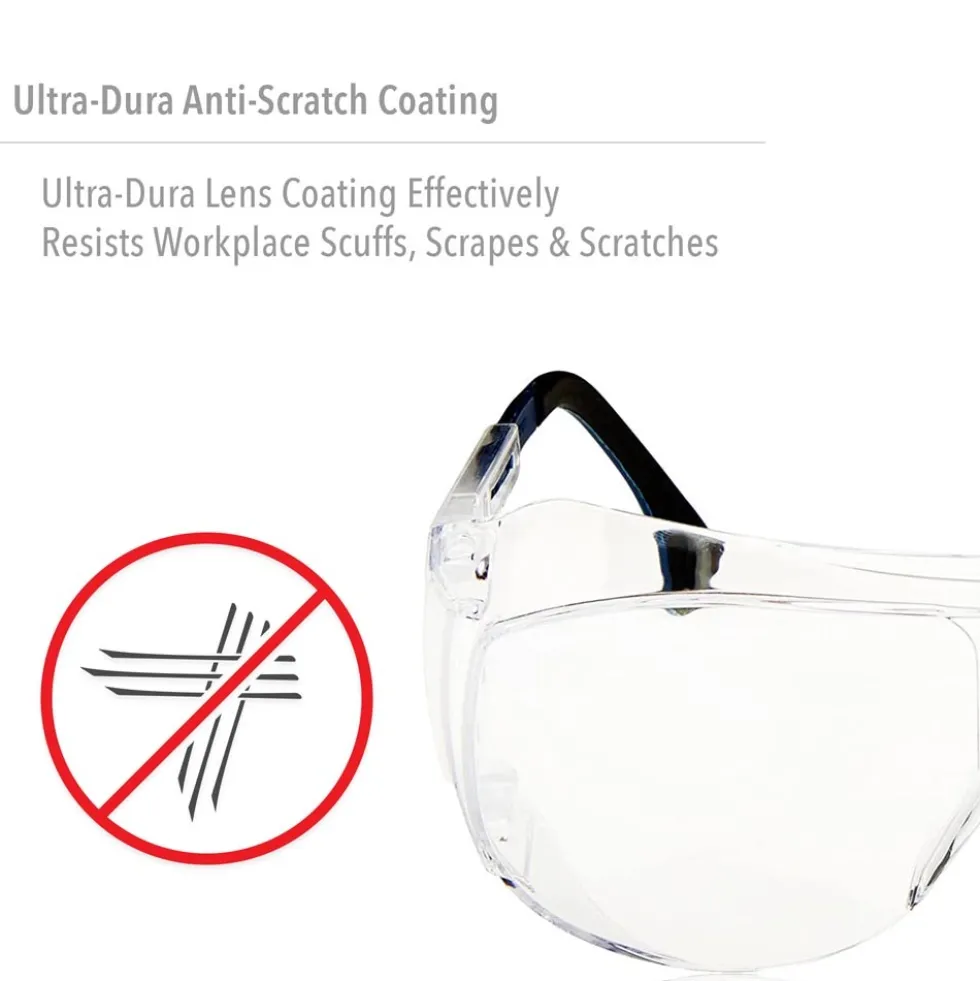 UVEX by Honeywell Ultra-Spec 2001 Clear Safety Glasses With Clear Anti-Scratch/Hard Coat Lens - S0112