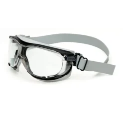 Uvex Carbon Vision Impact Chemical Splash Goggles, Clear Lens, Gray Headband - S1650D